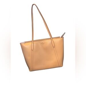 kate spade Tan Leather Tote Bag
